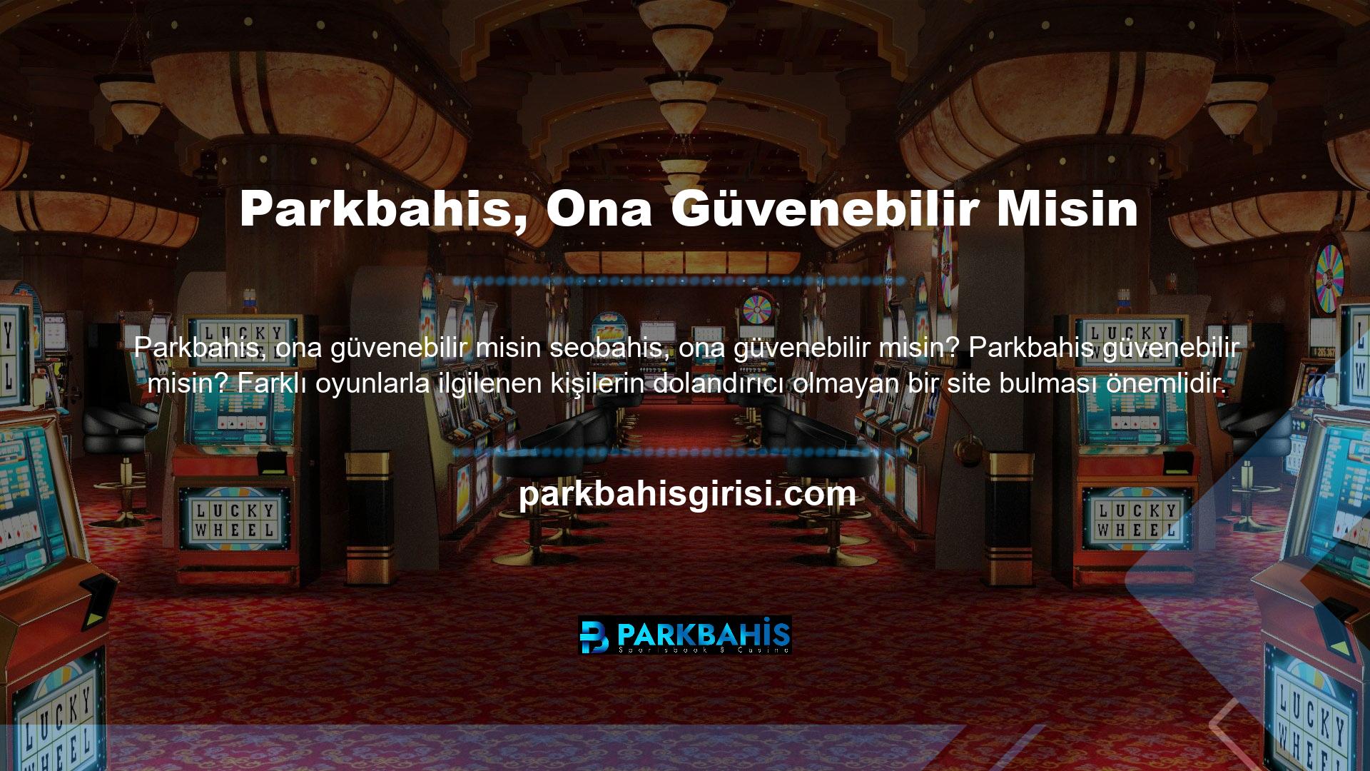 Türkiye’nin en popüler bahis ve casino sitelerinden biri de çok sayıda kullanıcısı olan Parkbahis